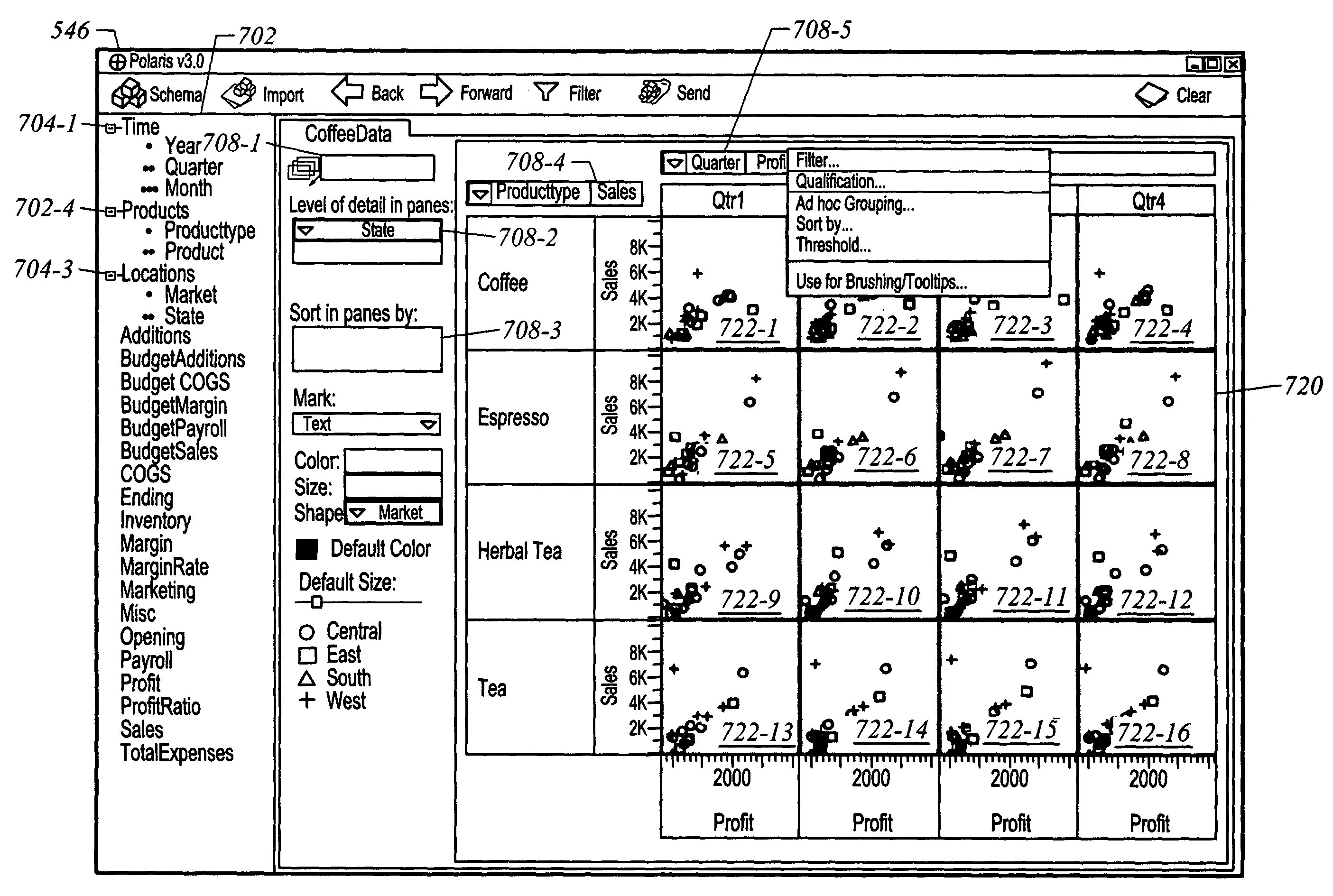 Computer systems and methods for visualizing data
