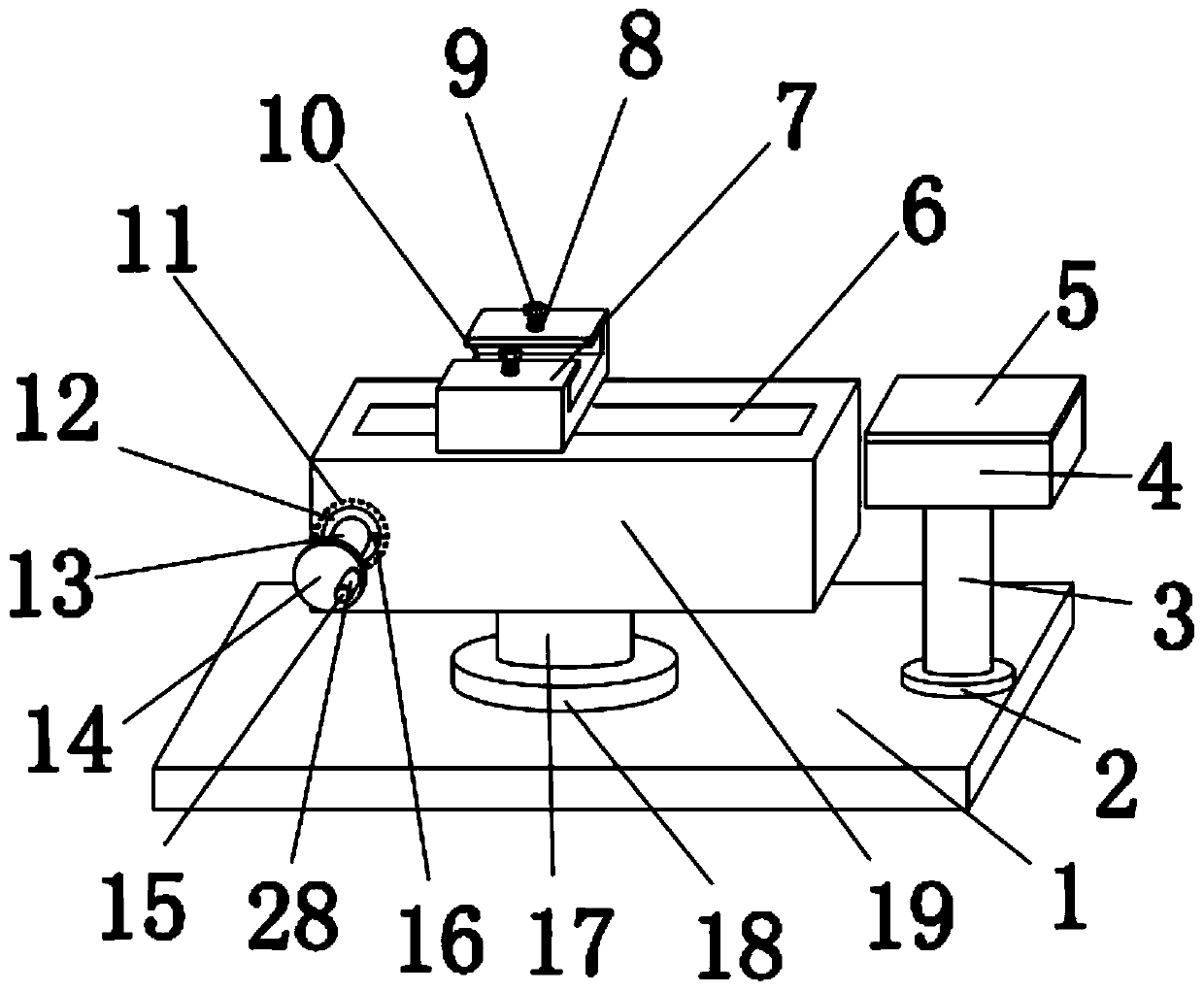 Conveying device and method for manufacturing polytetrafluoroethylene stamping equipment