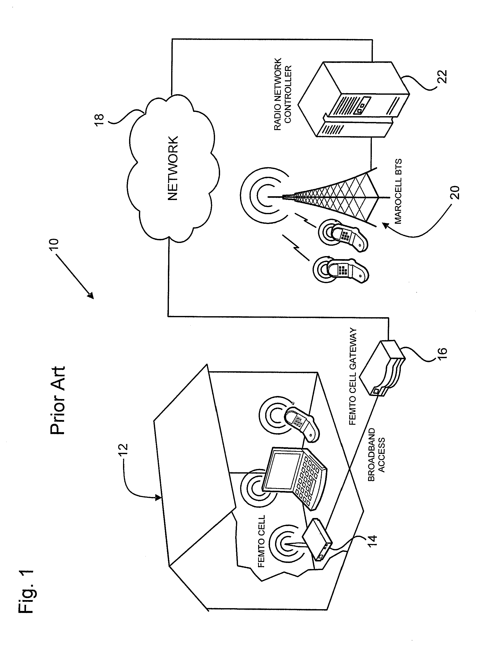 Method and system of implementing a radio network in unlicensed spectrum