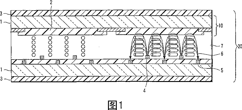 Color filter and liquid display device provided with color filter