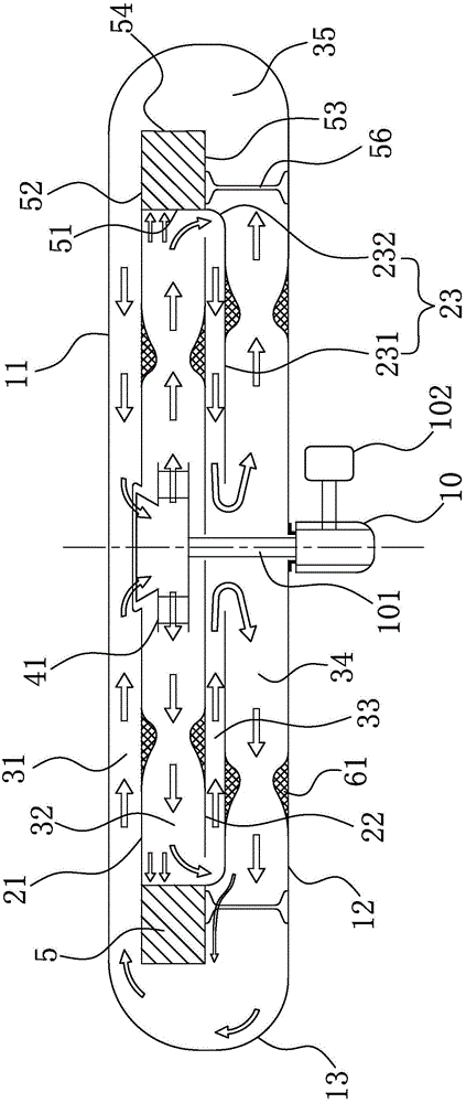 Heating furnace of annular component