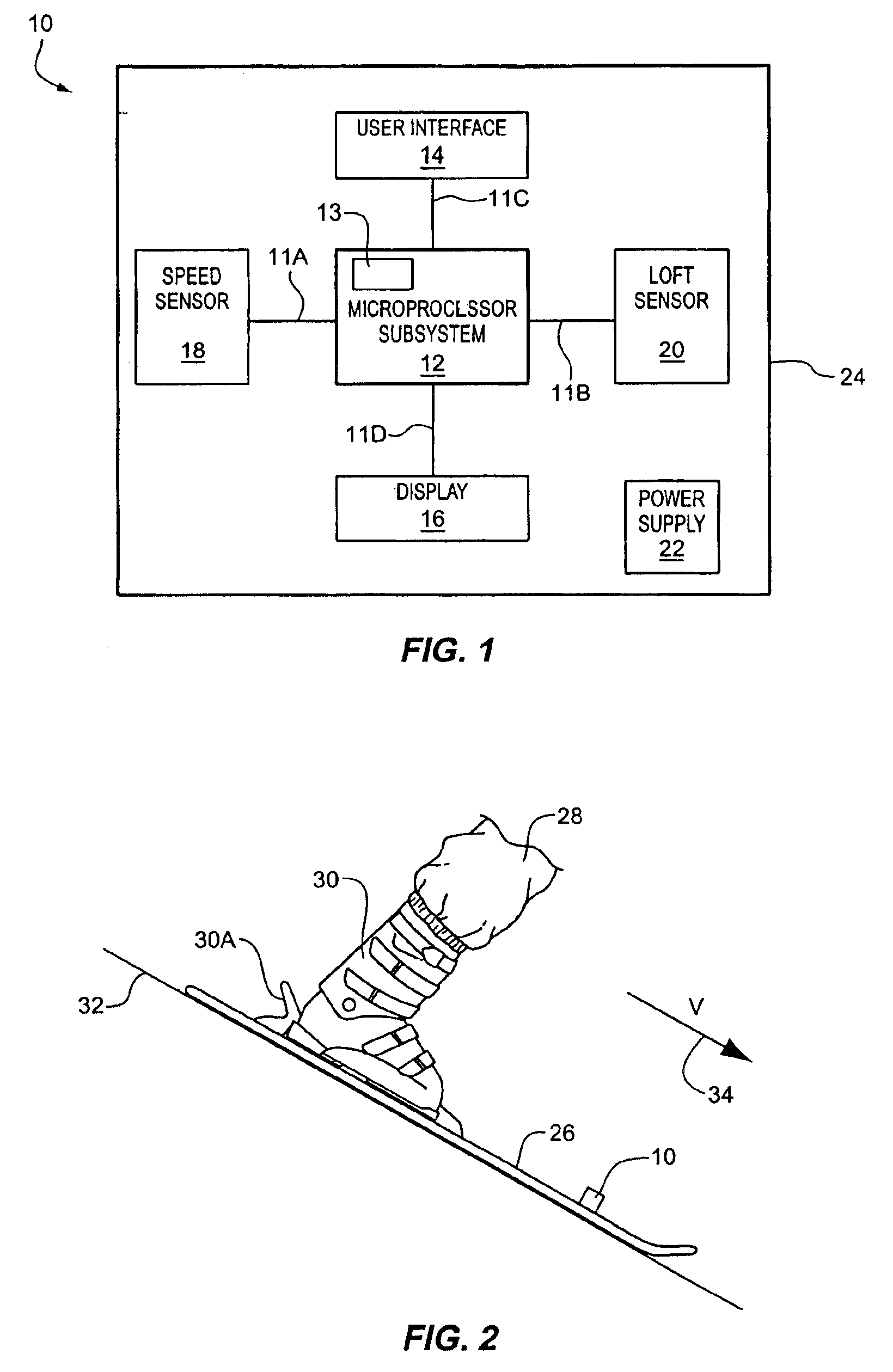 Sport monitoring systems and associated methods