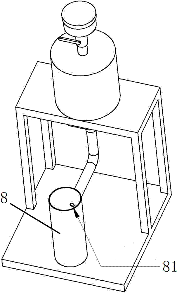 Automatic supplementary device for paint immersion