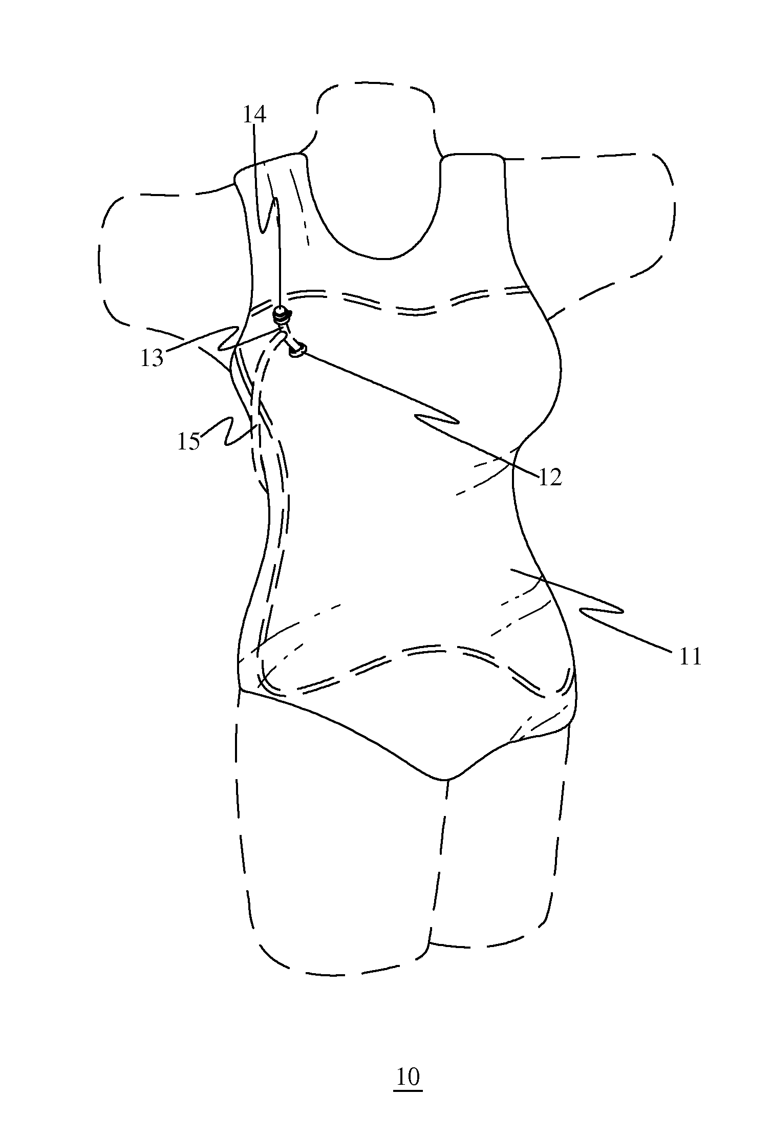 Swimsuit with lifesaving device