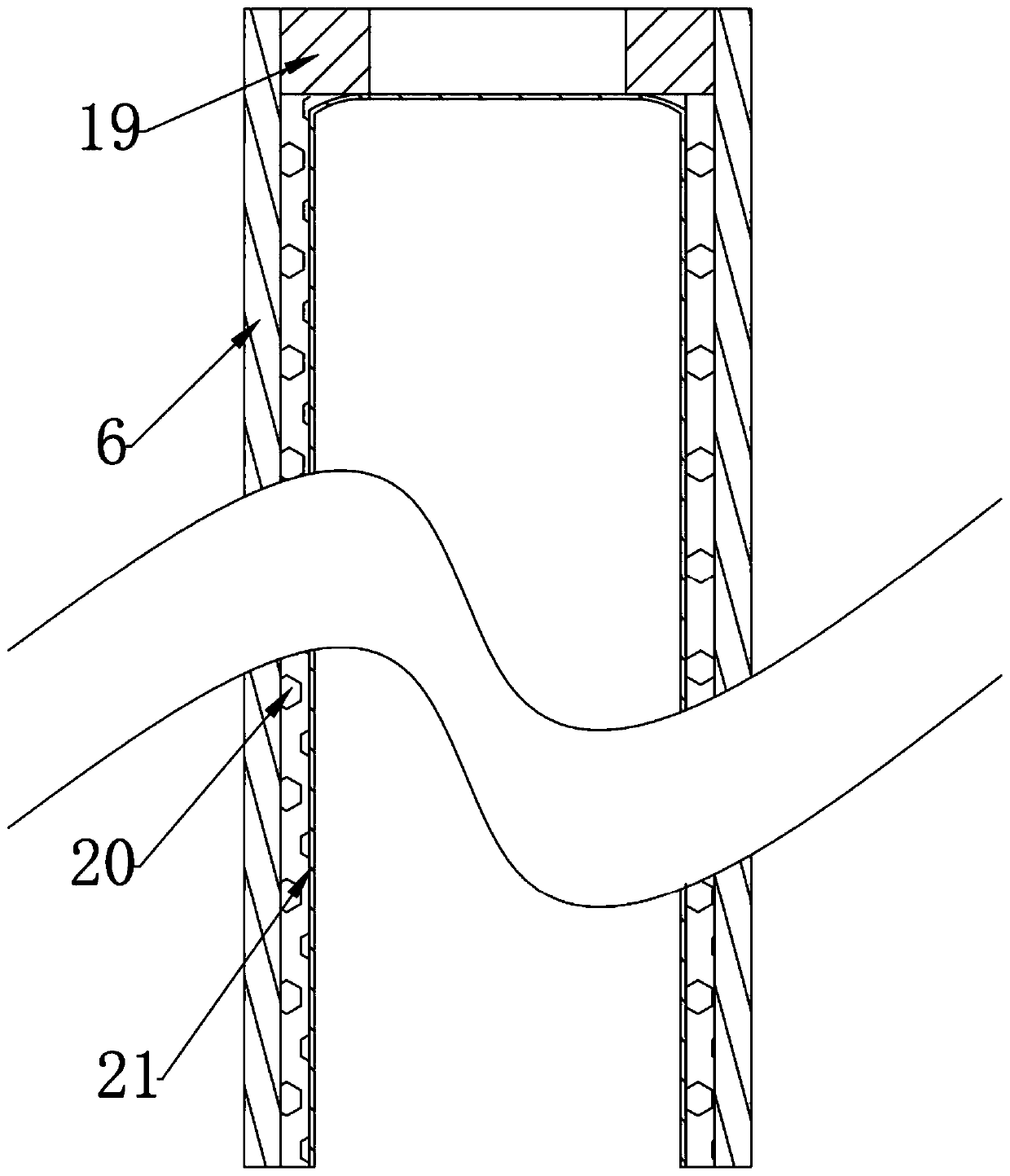 Farmland drainage ditch sediment sampling device and in-situ on-line detection method