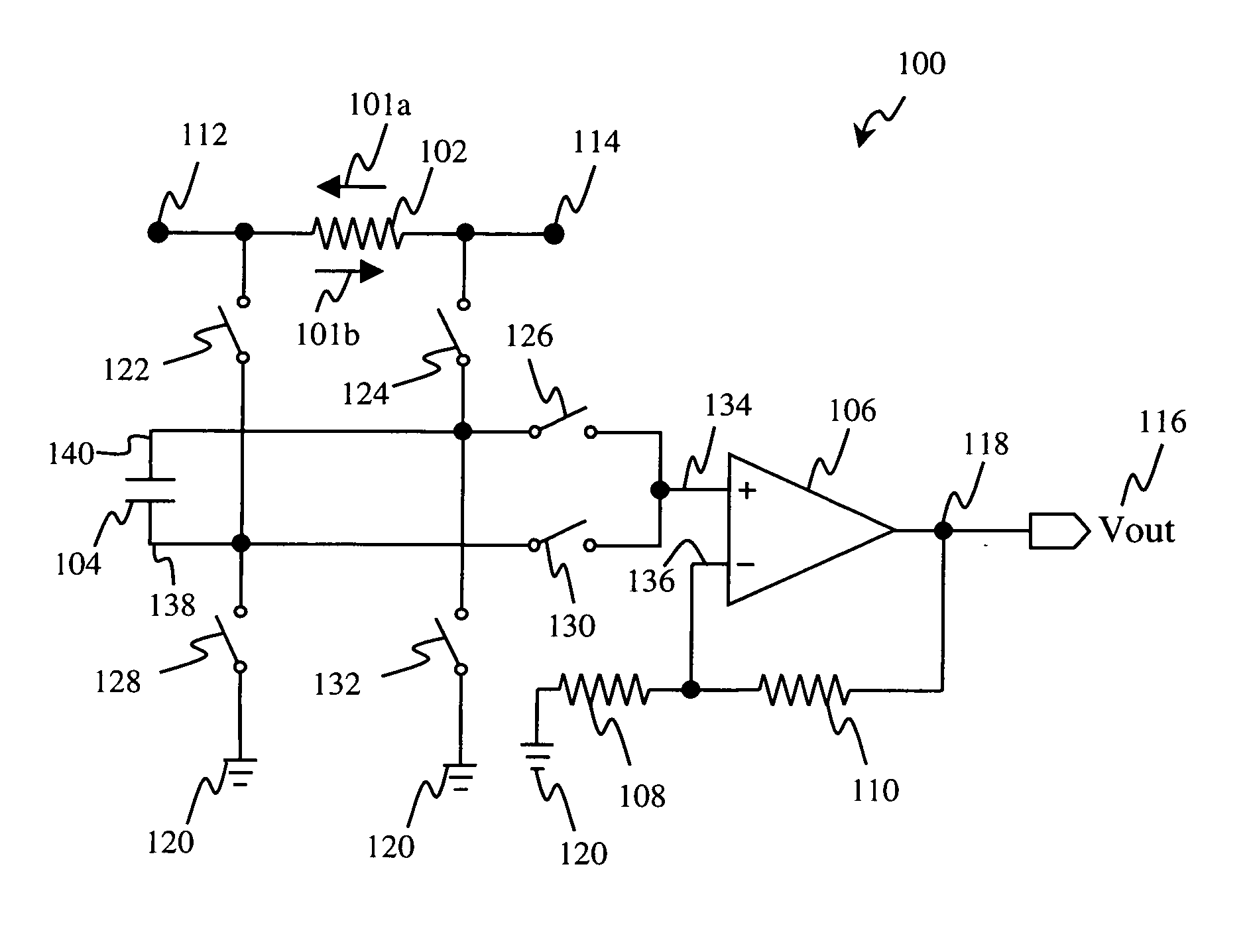 Accurate and efficient sensing circuit and method for bi-directional signals