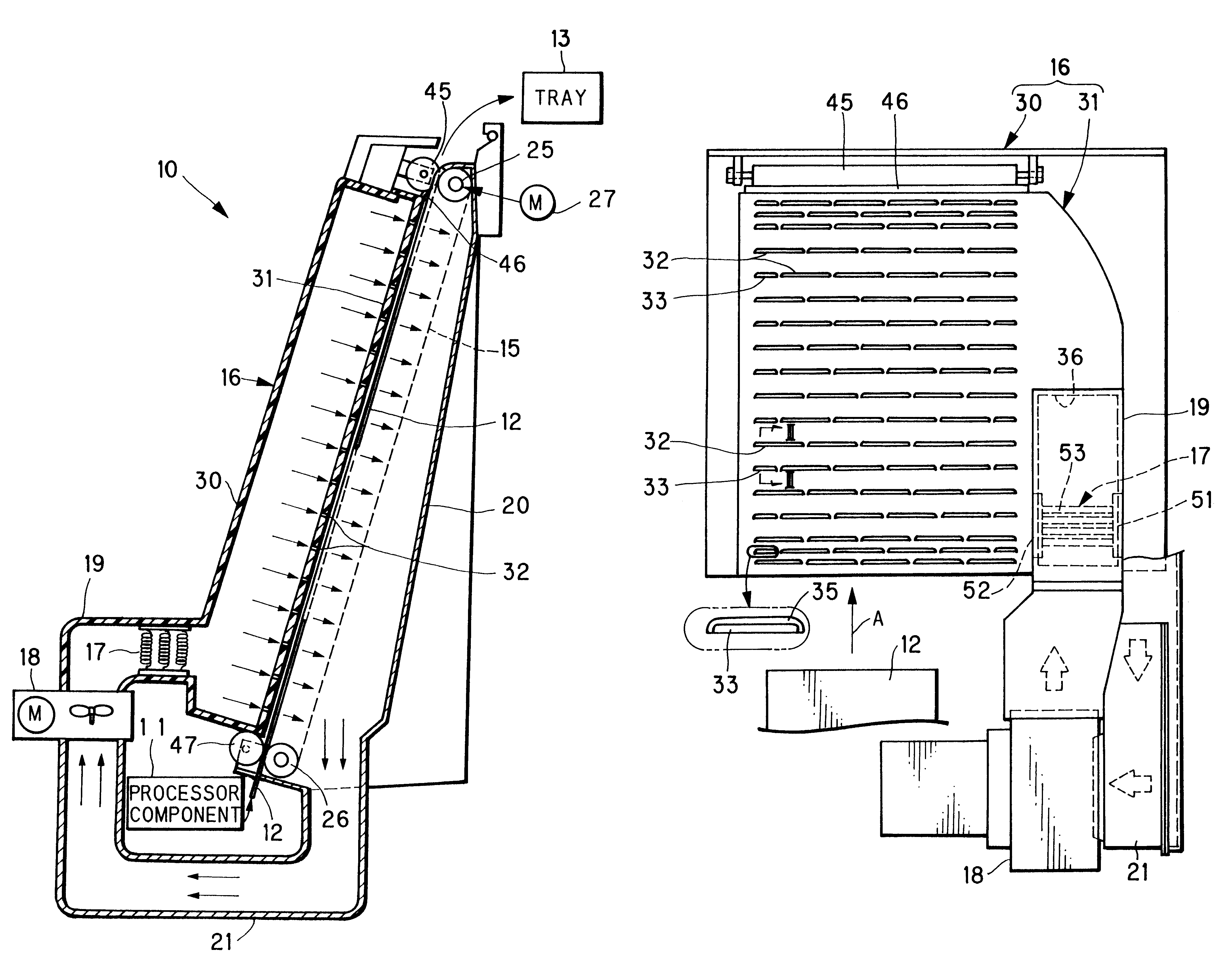 Drier device for photosensitive material