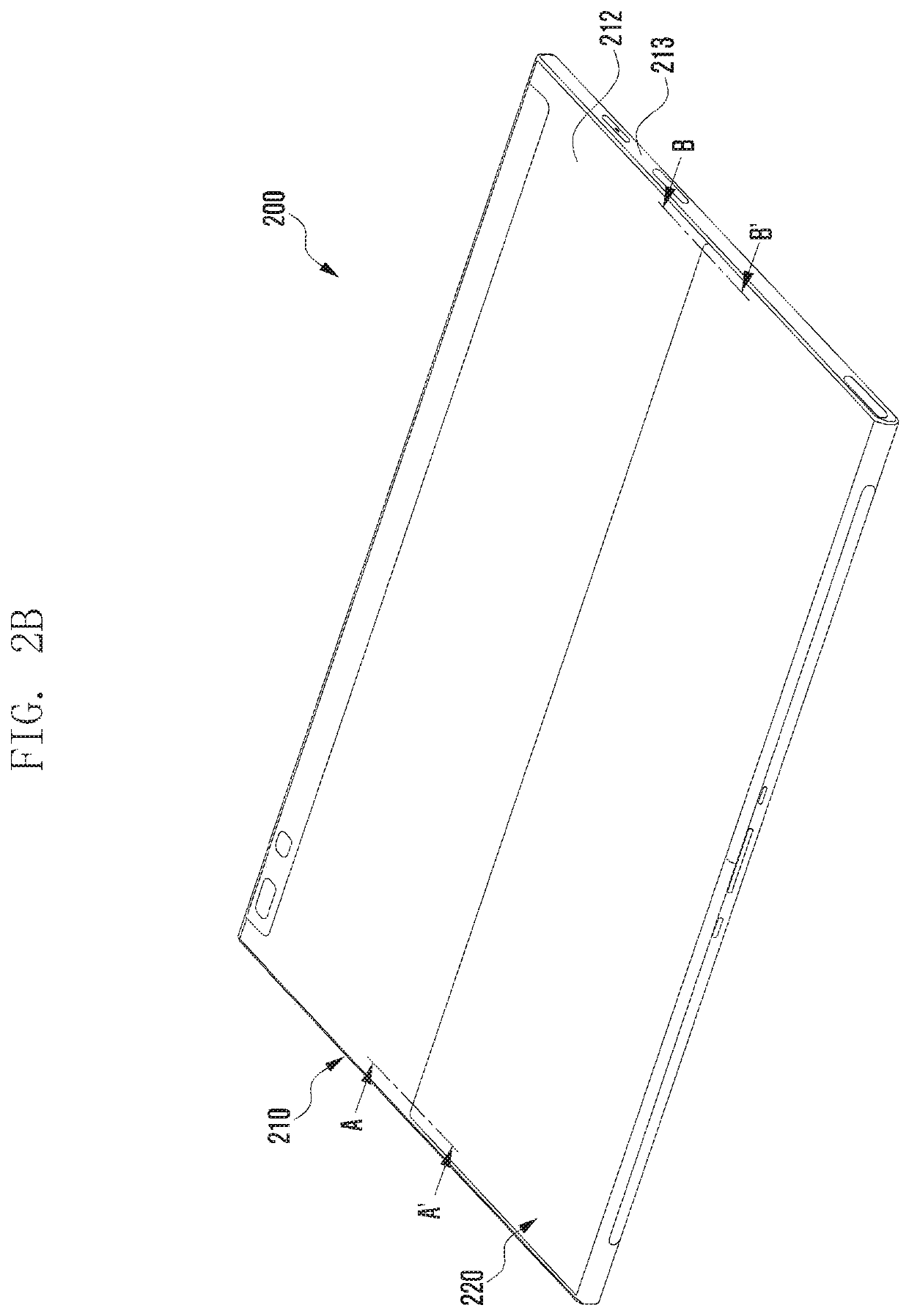 Electronic device including stand member