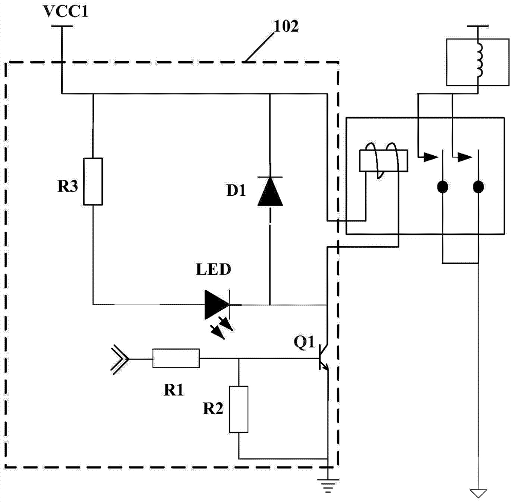 A bypass contactor control board of a power unit