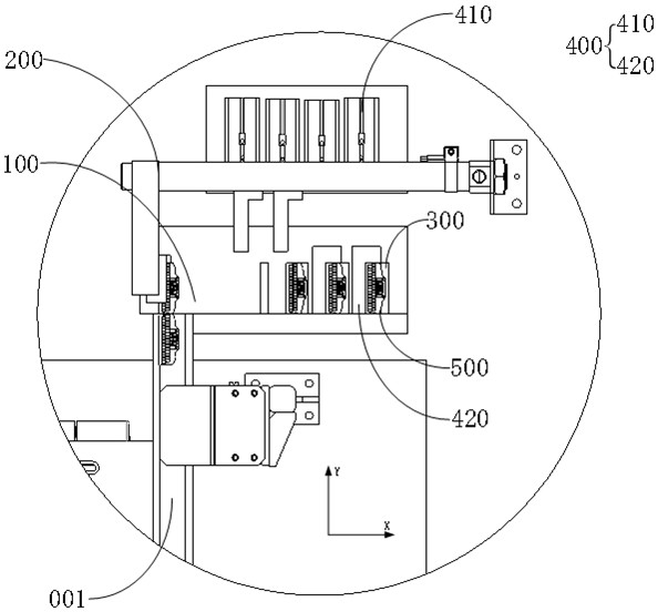 Connector separating mechanism