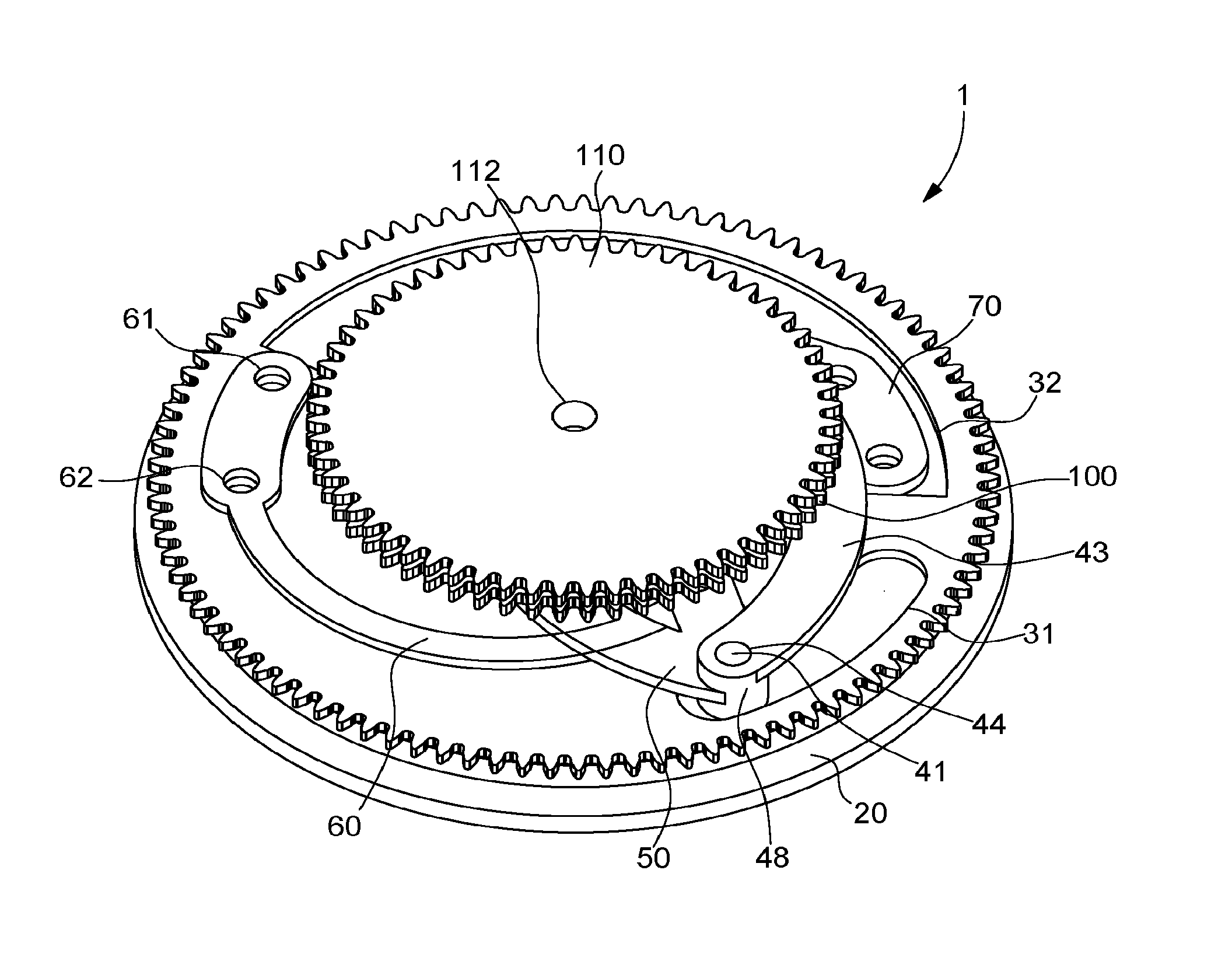 Moon phase display mechanism for timepieces