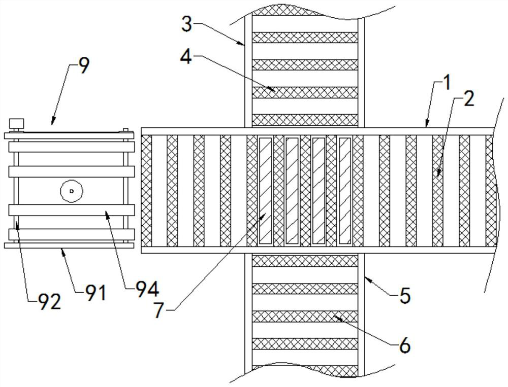 Reversible conveying mechanism for circuit board production and conveying