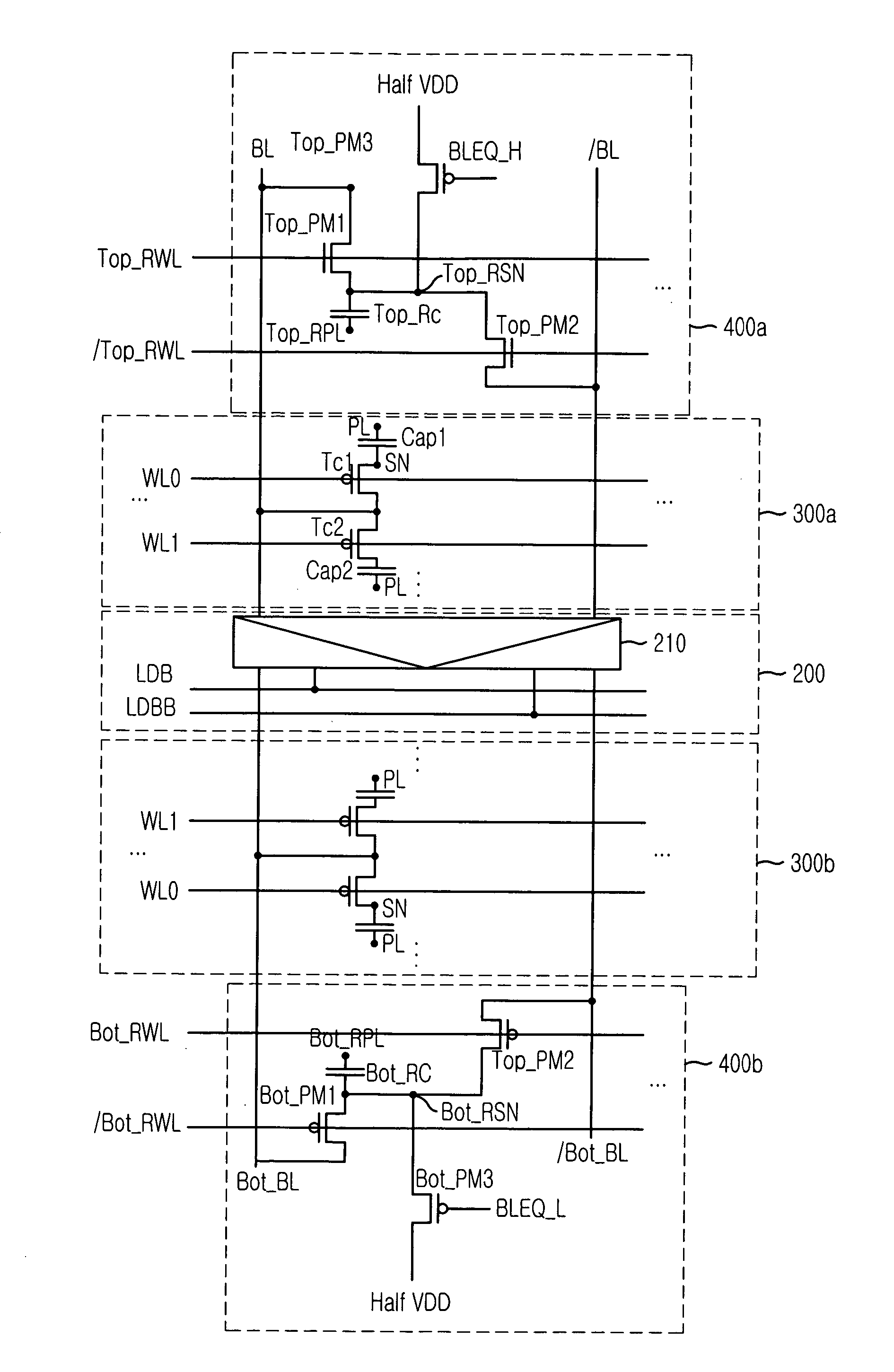 Semiconductor memory device for low voltage