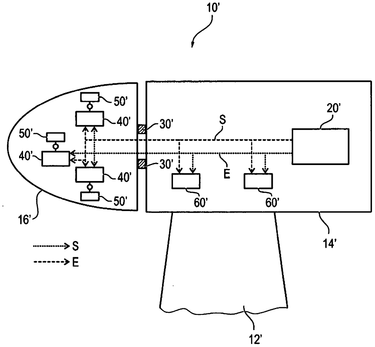 Wind energy plant with tilt adjustment system