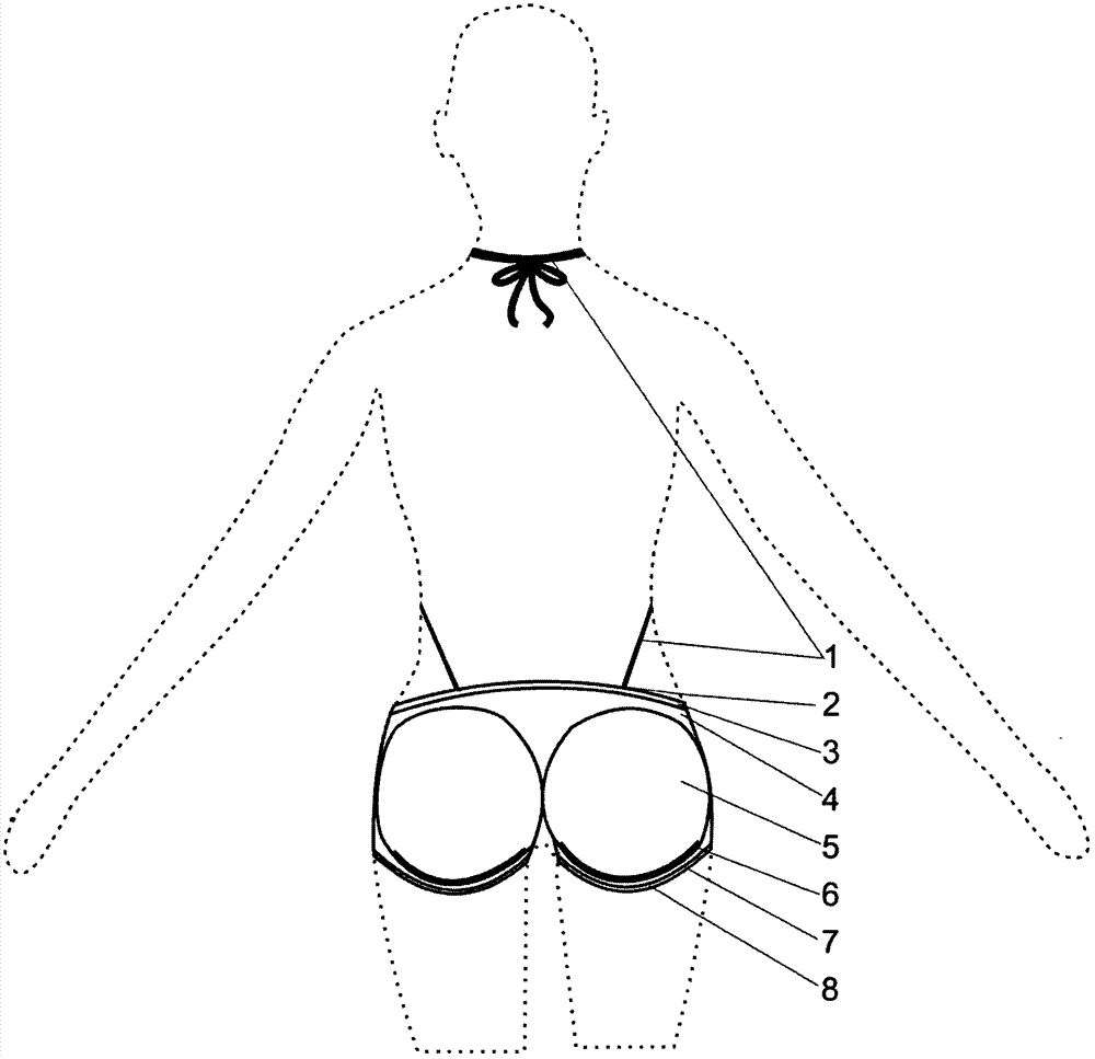 Human-body buttock cover