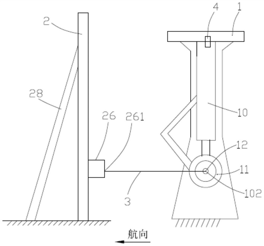 Undercarriage aerodynamic load test device and design method thereof