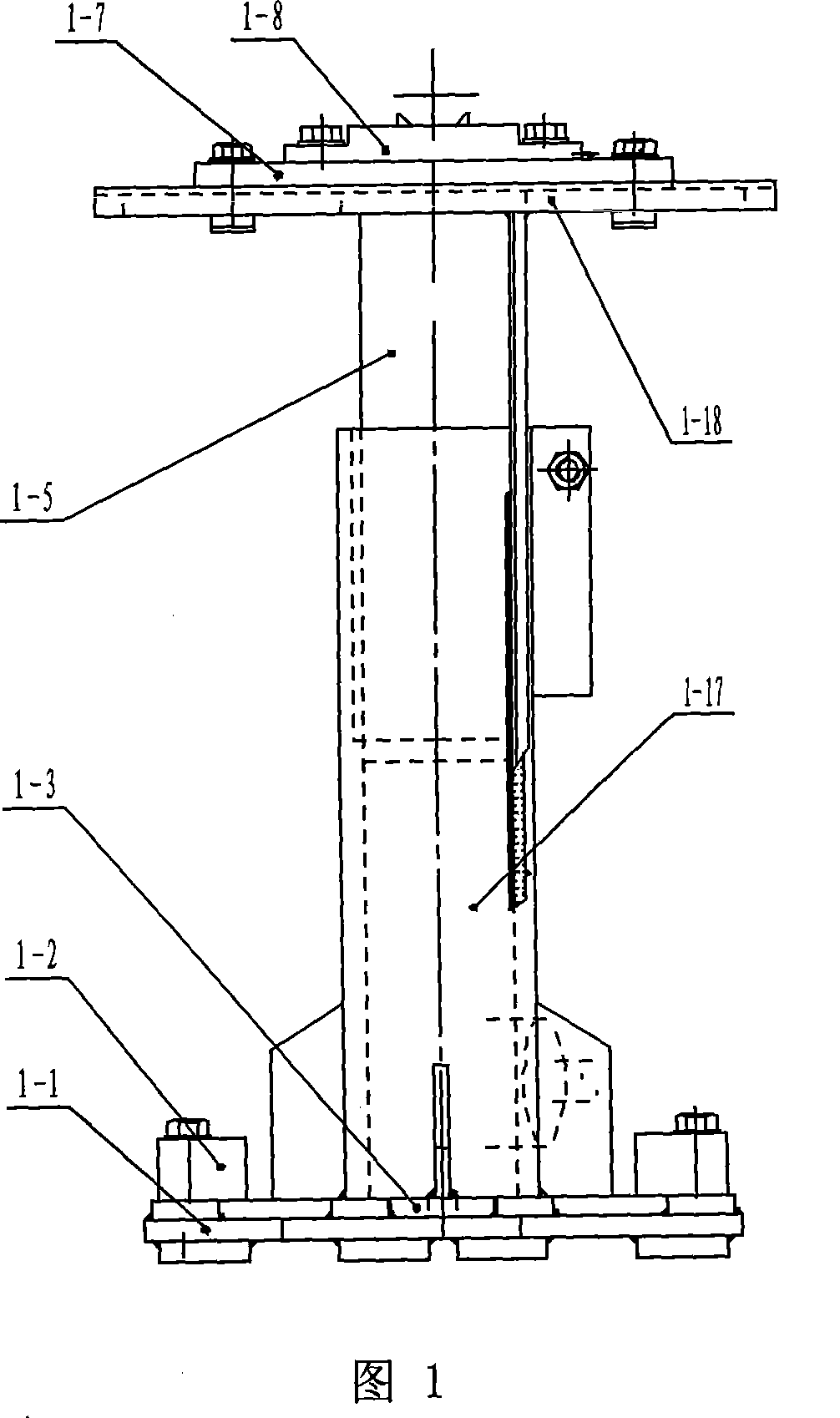 Laying construction method and device for double-block type ballastless track sleeper