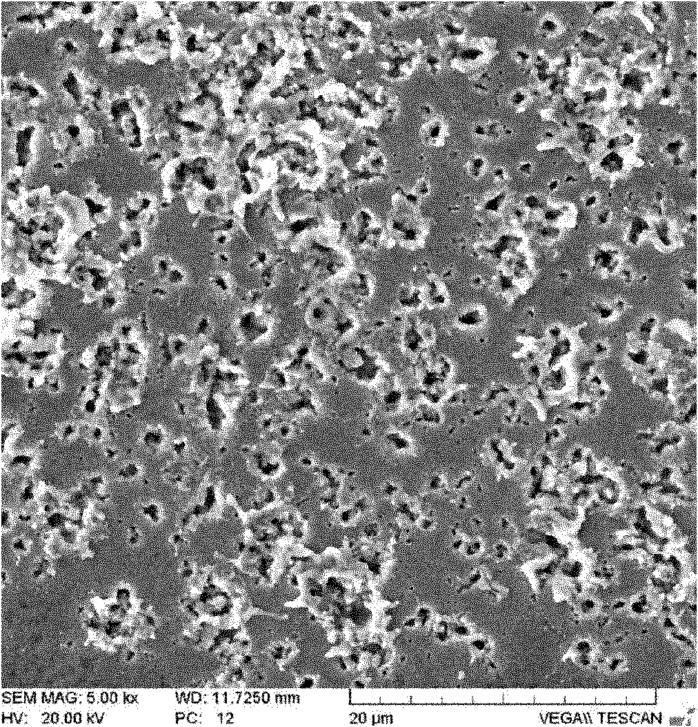 Cu-La2O3 contact material and preparation method thereof