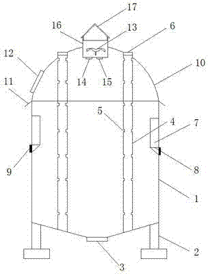 Granary capable of automatically drying grains