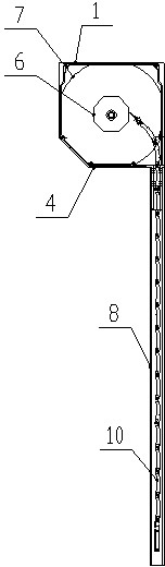 Single-motor window shutter for large window