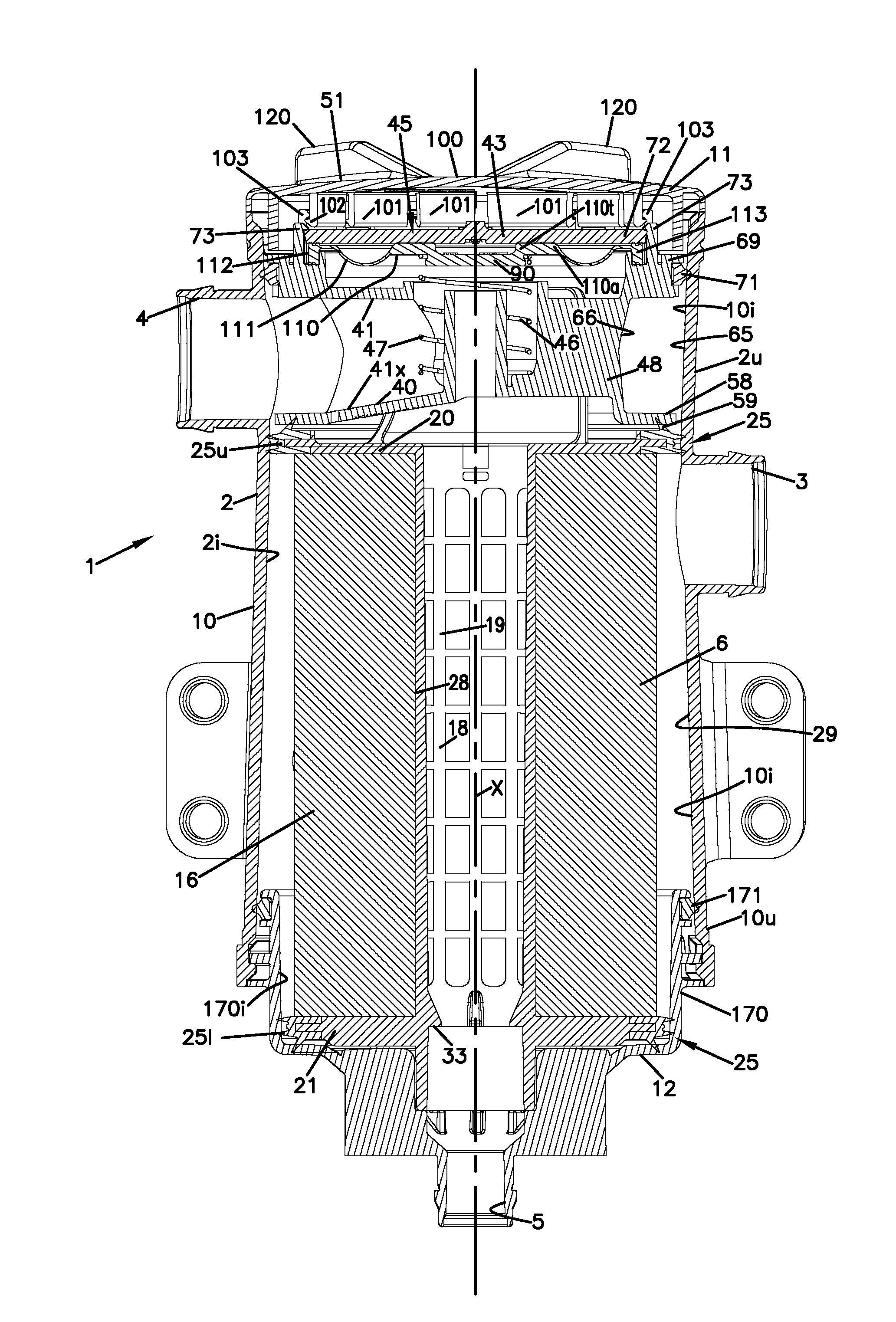 Pressure regulation control assembly; crankcase ventilation filter assembly including pressure regulation control assembly; components; and, methods