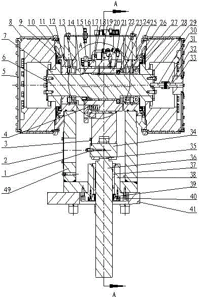 Crank and connecting rod transmission mechanism and main transmission system of punch