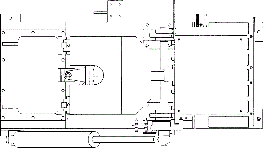 Passenger train axle box bore cleaning machine