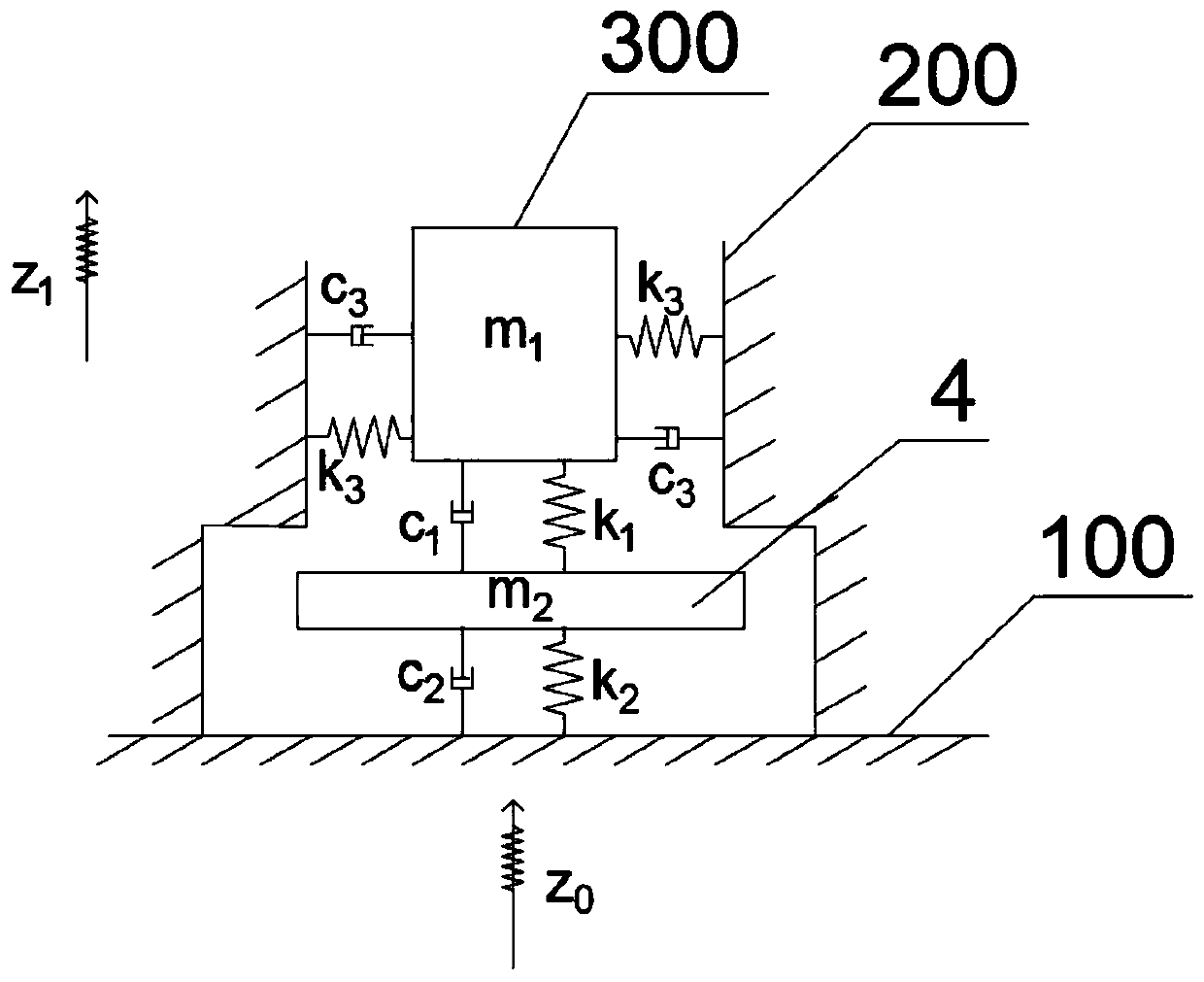 Settling-resistant vibration isolation system, vibration reduction method, building, and vibration isolation effect detecting method