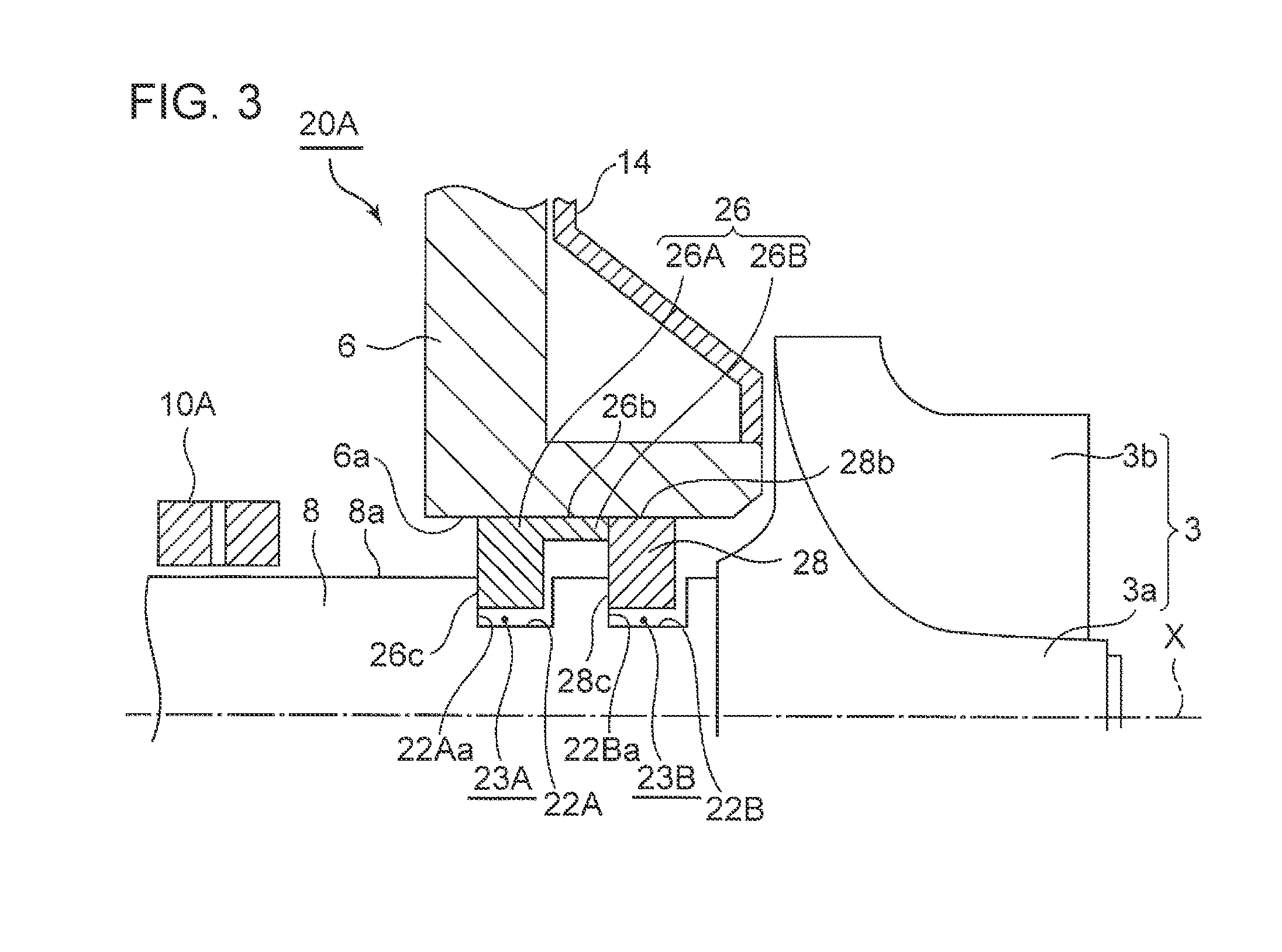 Seal structure and supercharger provided with the seal structure