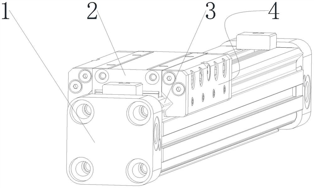 Rodless cylinder