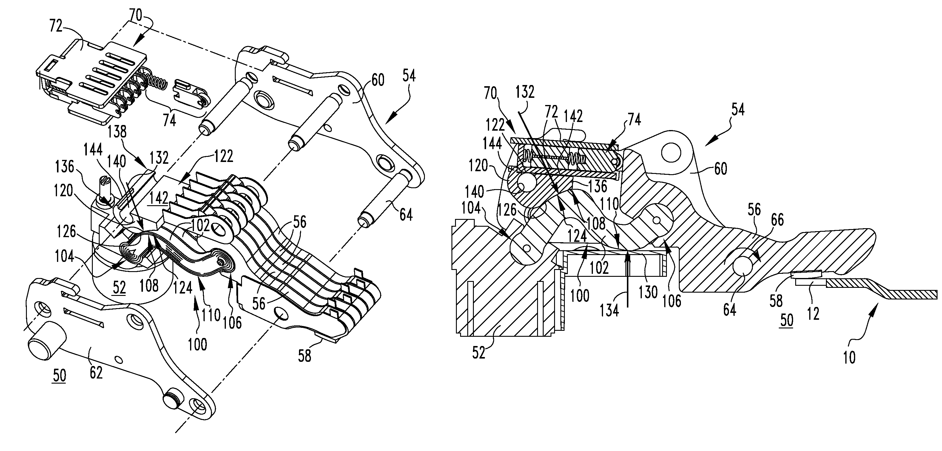 Electrical switching apparatus, and conductor assembly and shunt assembly therefor
