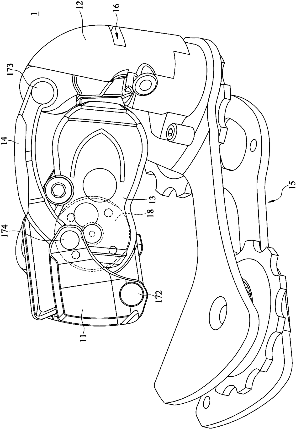 Derailleur assembly and shifting-state detecting method thereof