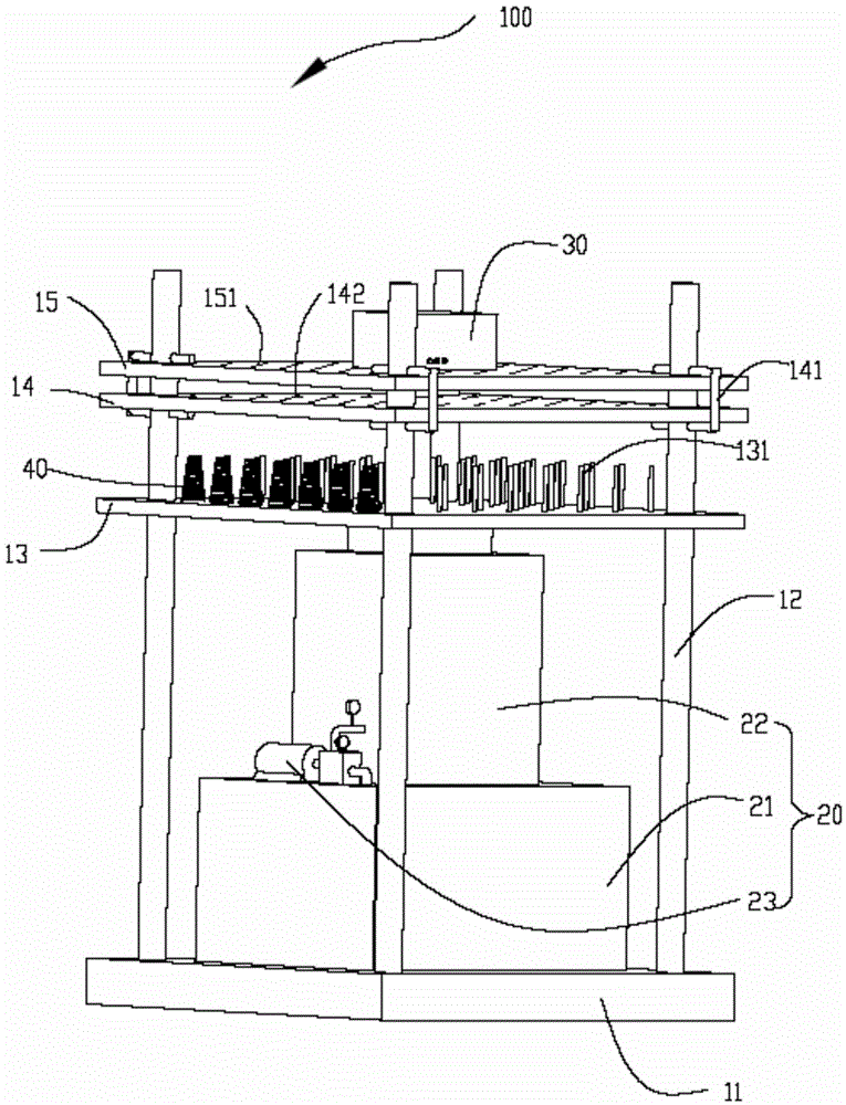 Spring strength fatigue testing device