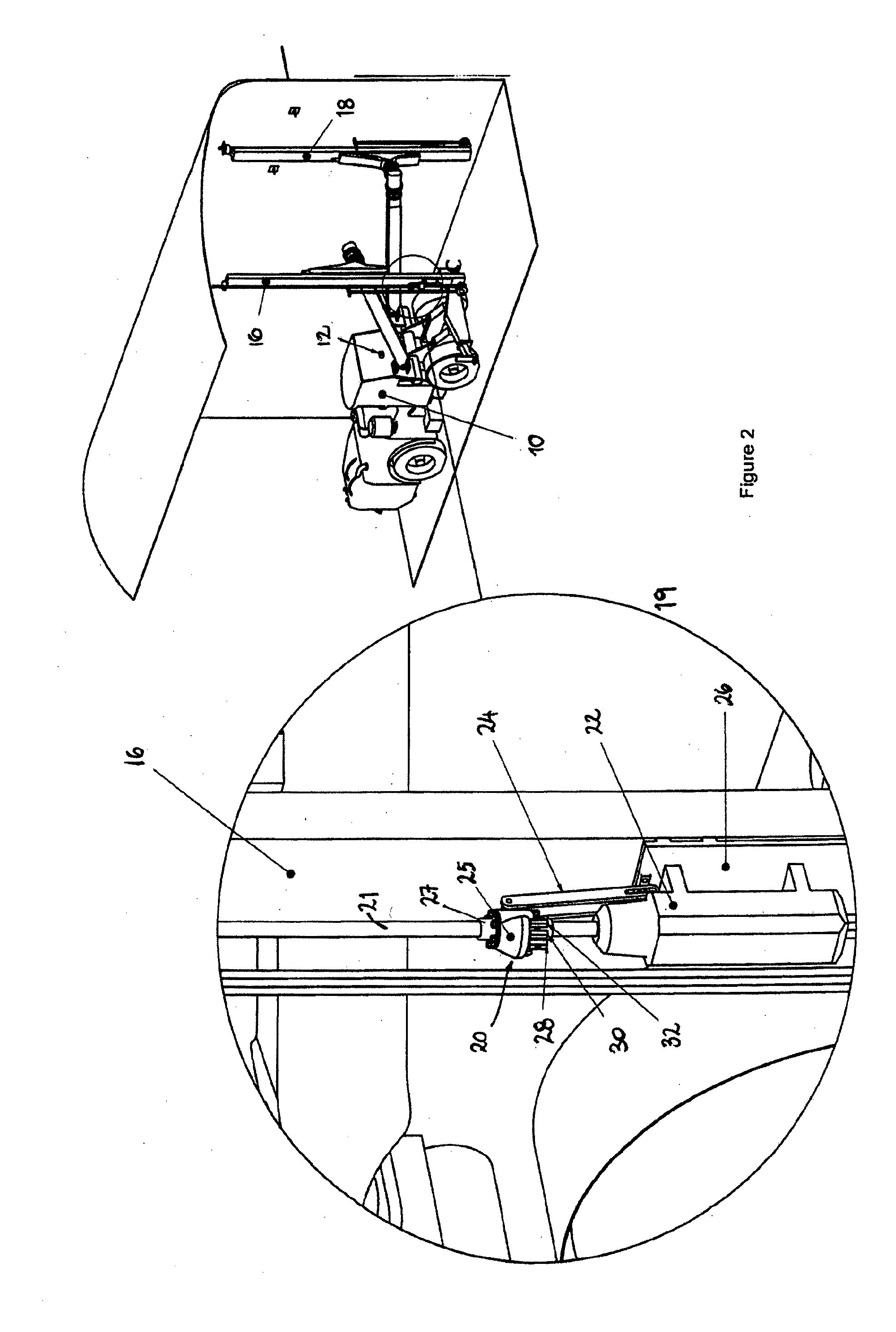 Resin injection apparatus for drilling apparatus for installing a ground anchor
