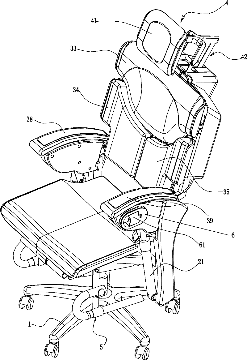 Multi-function body-building chair for neck health care