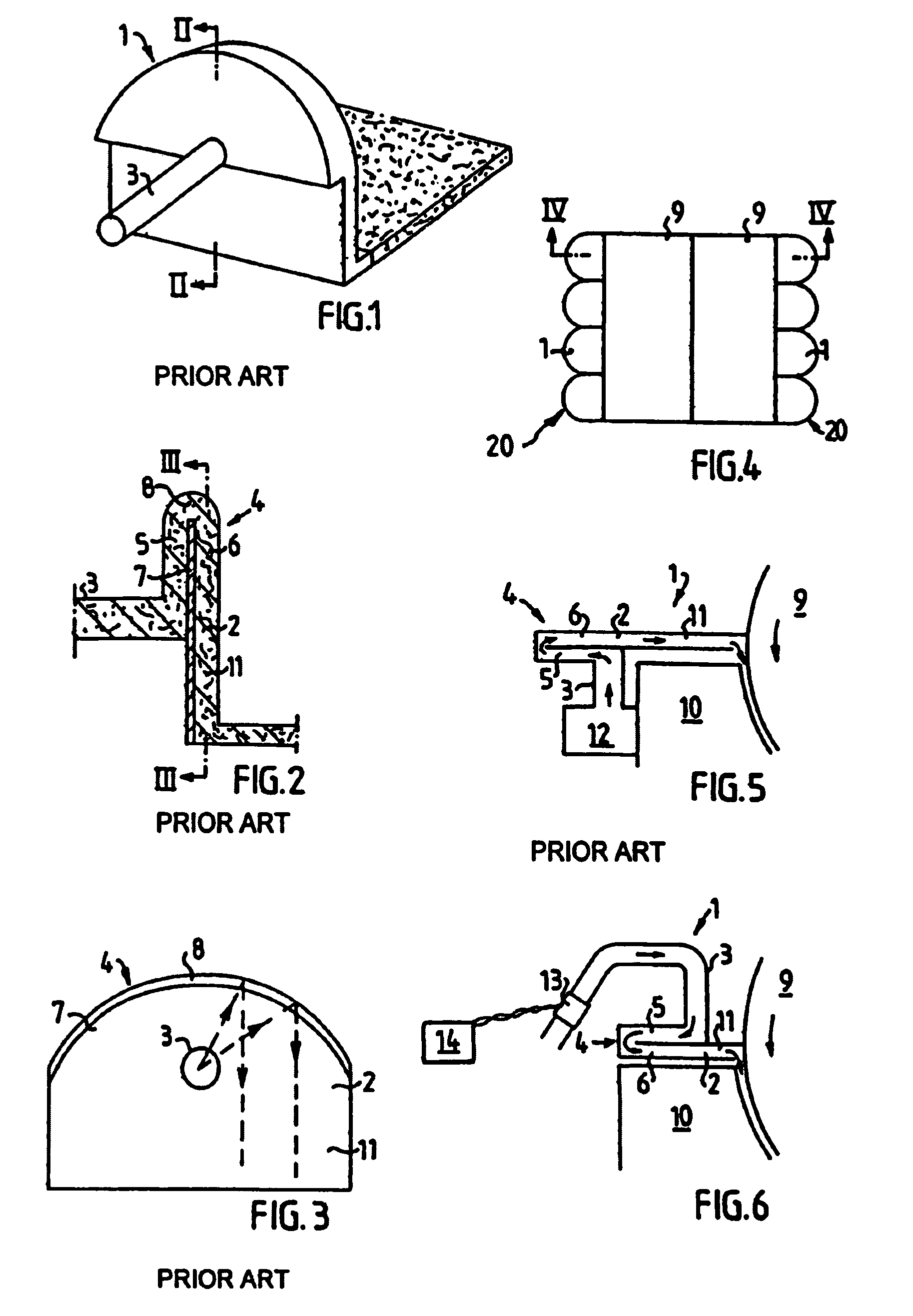 Distribution of a flowing medium