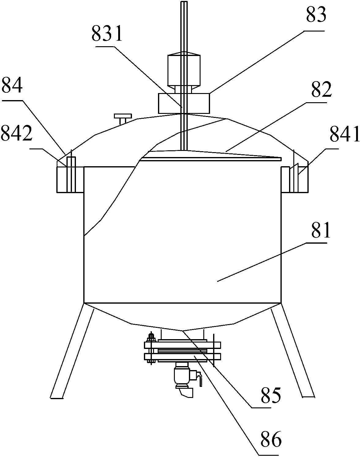 Semi-dry salting method for potherb mustard and equipment for salting