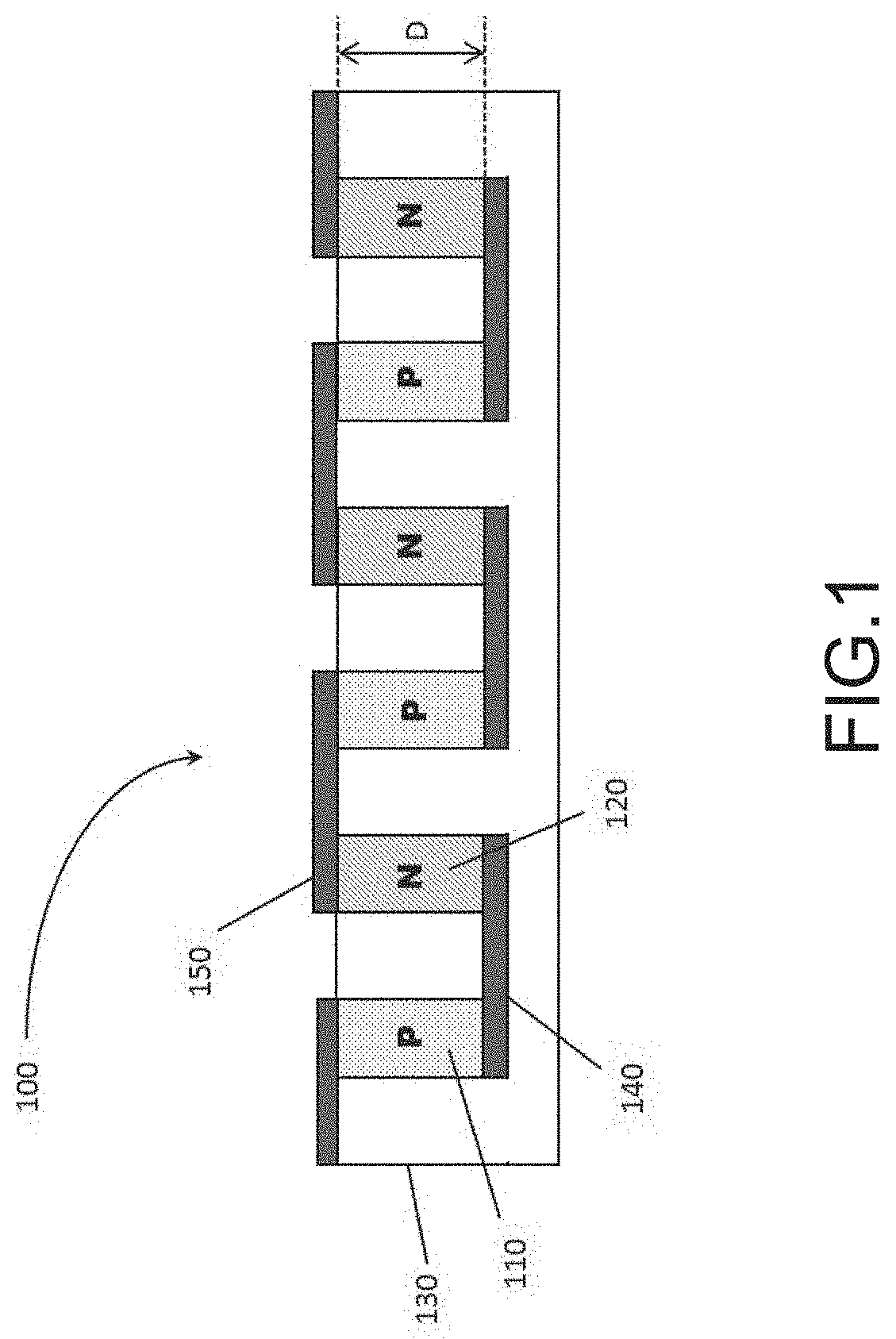 Thermoelectric material, thermoelectric conversion module using a thermoelectric material, method of producing the same, and peltier element