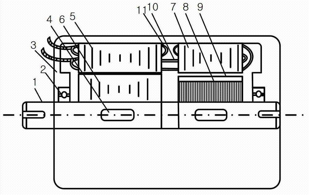 Parallel hybrid excitation brushless direct-current motor