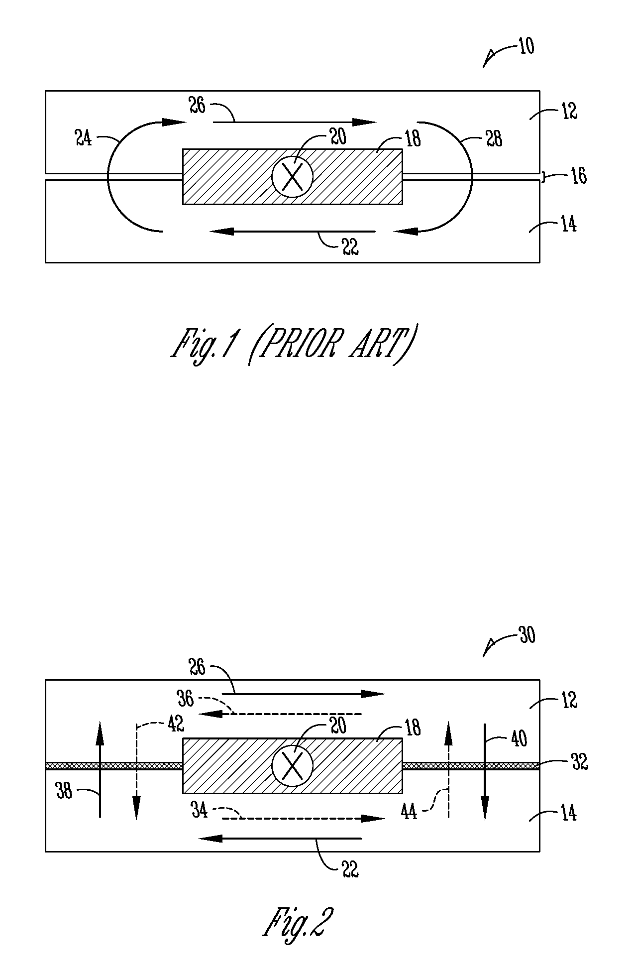 High powered inductors using a magnetic basis