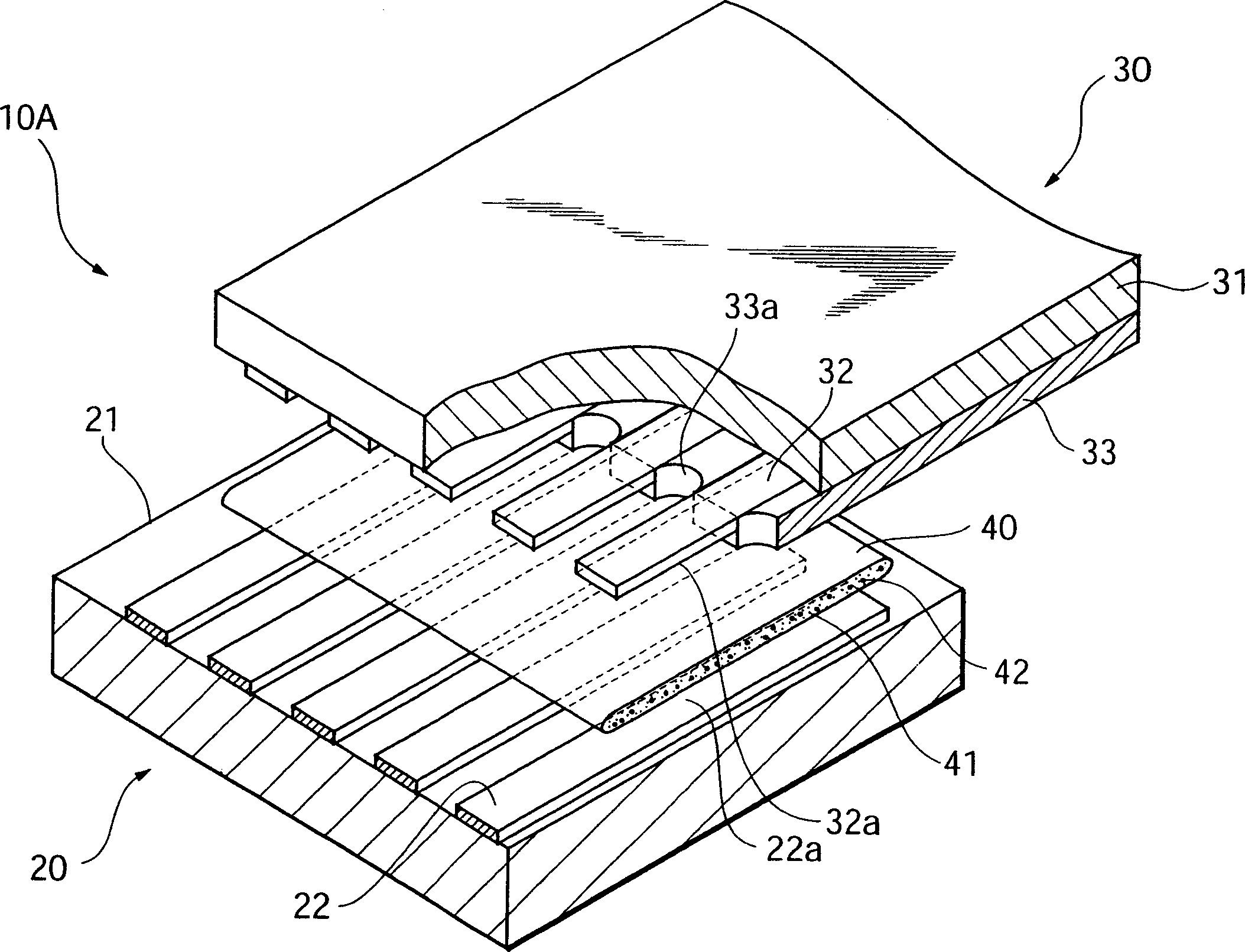 Interconnection structure of electric conductive wirings