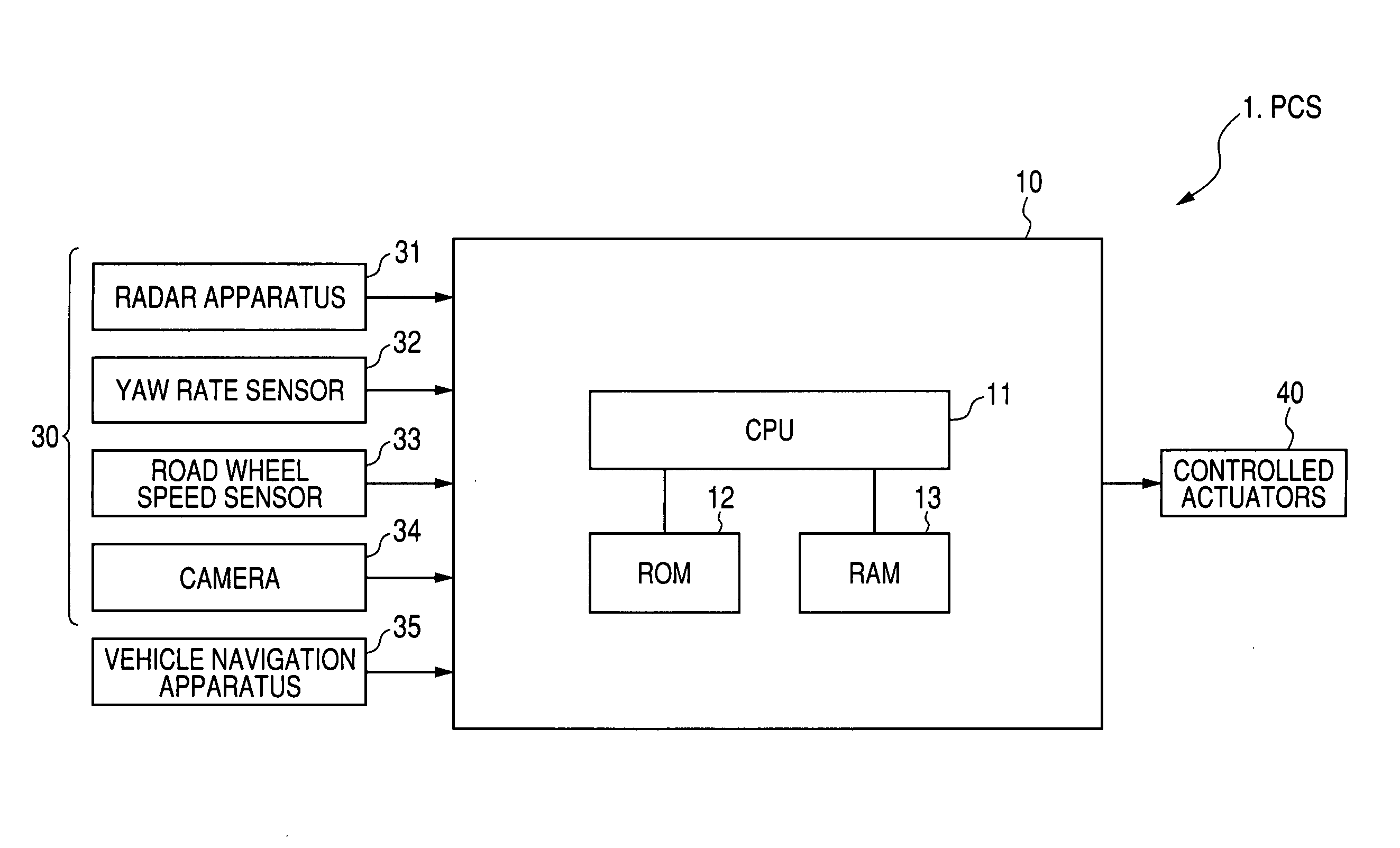 Vehicle-installation person detection apparatus and crash absorption apparatus incorporating the person detection apparatus