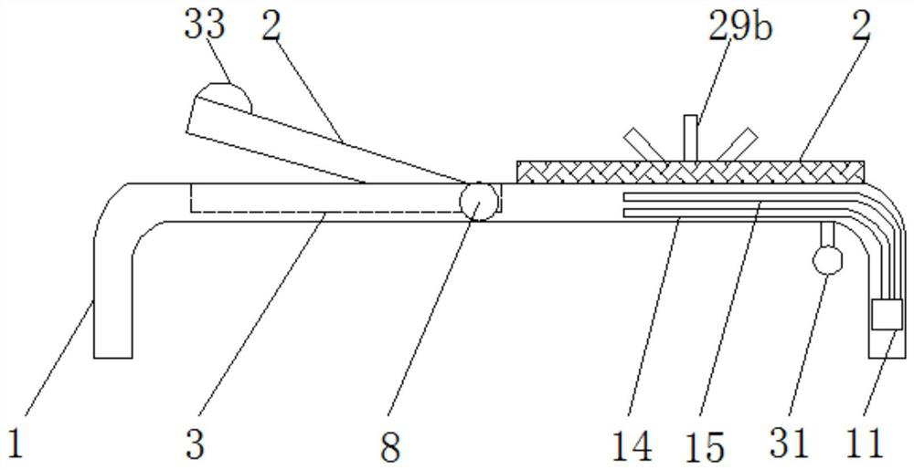 An auxiliary stand-up device for nursing