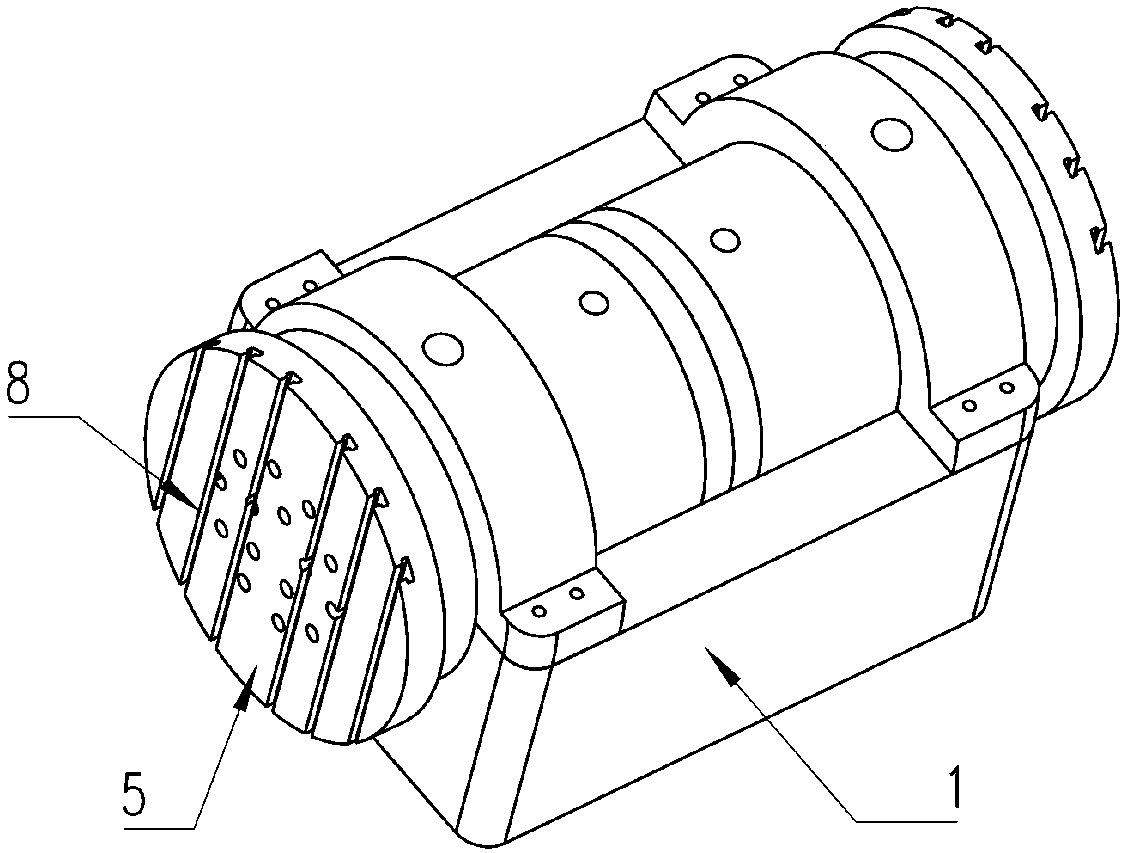 Horizontal oil cylinder hydraulic machine
