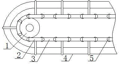 Anti-scattering conveyor belt