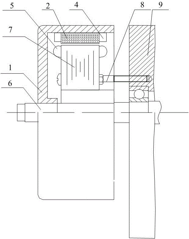 A flywheel power generation device for an electric vehicle range extender