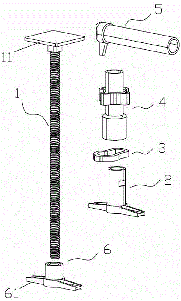 Device for early removal and quick removal of building formwork