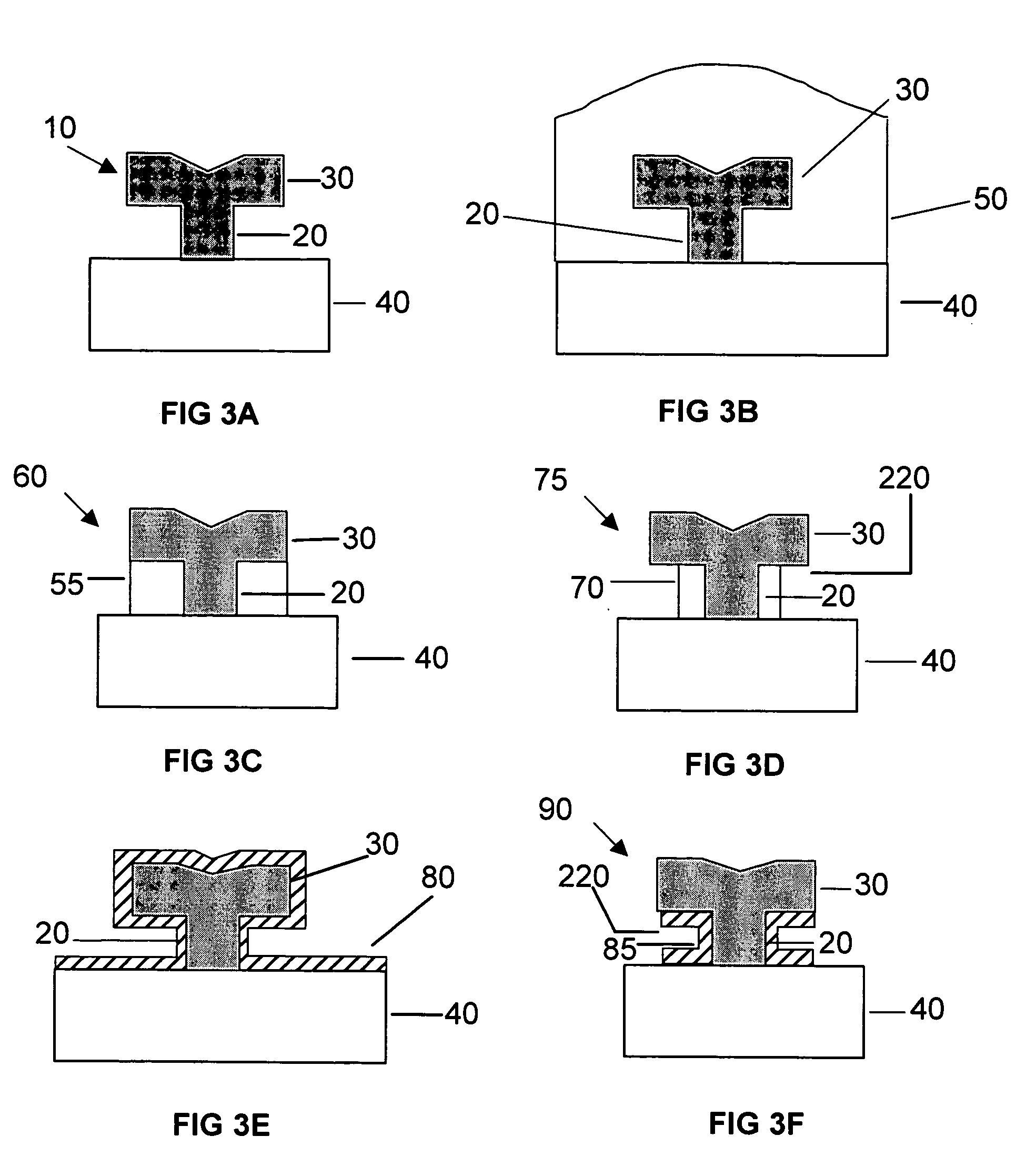 Enhanced T-gate structure for modulation doped field effect transistors