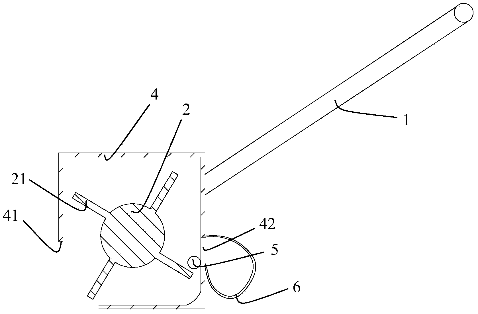 Ball picking device