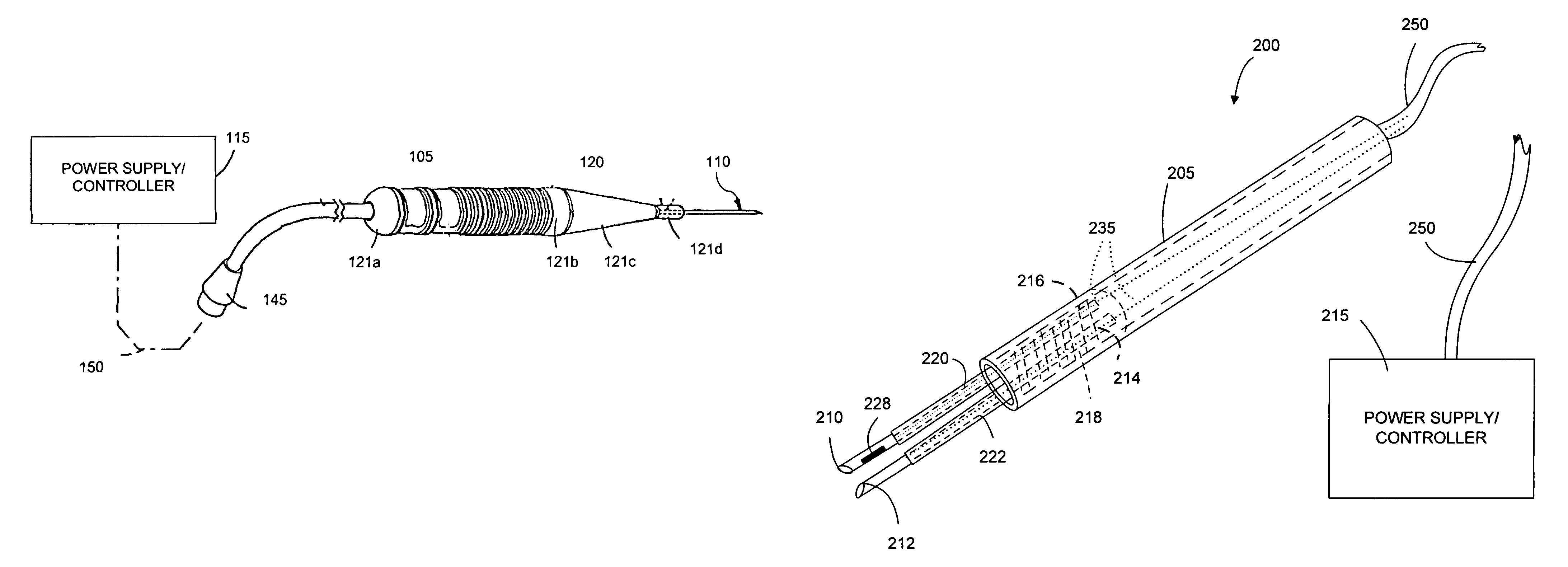 Method and device for less invasive surgical procedures on animals